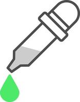 Pipette kreatives Icon-Design vektor