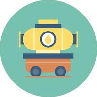 Tankwagen kreatives Icon-Design vektor