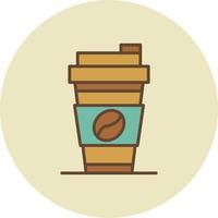 Kaffee kreatives Icon-Design vektor