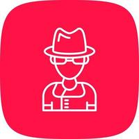 Spionage kreatives Icon-Design vektor