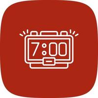 Alarm kreatives Icon-Design vektor