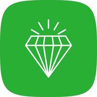 Diamant kreatives Icon-Design vektor