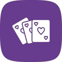 poker kreativ ikon design vektor