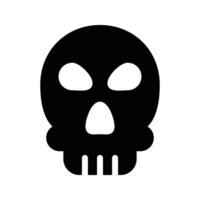 Totenkopf-Vektorillustration auf einem Hintergrund. Premium-Qualitätssymbole. Vektorsymbole für Konzept und Grafikdesign. vektor