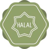 Symbol für Halal-Vektor vektor