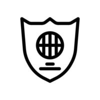 fotboll logotyp klubb ikon. abstrakt tecken och symbol för mall design. vektor. vektor