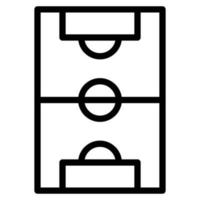 Fußball-Fußballfeld-Symbol. abstraktes Zeichen und Symbol für Template-Design. Vektor. vektor