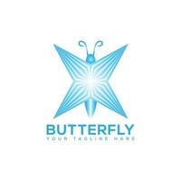 3D-Butterfly-Logo und Symbolvektorillustration für Mode, Beauty-Spa, Salon und Parla vektor
