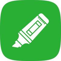 Textmarker kreatives Icon-Design vektor