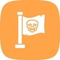 Piratenflagge kreatives Icon-Design vektor