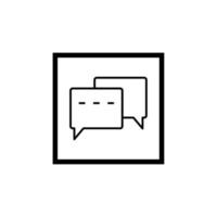 Chat-Icon-Vektor-Design vektor