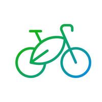ridning cykel pixel perfekt lutning linjär vektor ikon. säker för ekologi fordon. eco vänlig transport. tunn linje Färg symbol. modern stil piktogram. vektor isolerat översikt teckning