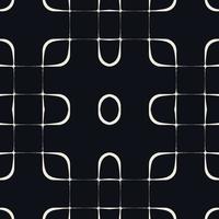 tyg textil- svart och vit linje grafisk form sömlös mönster. abstrakt geometrisk antik årgång retro stil. konst skriva ut vektor design för textil, tapet, Kläder, bakgrund, bricka, bakgrund