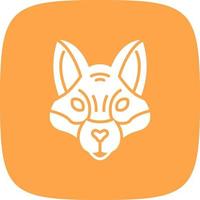 Fuchs kreatives Icon-Design vektor