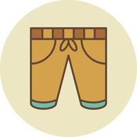 Shorts kreatives Icon-Design vektor