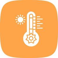 kreatives Icon-Design bei heißen Temperaturen vektor