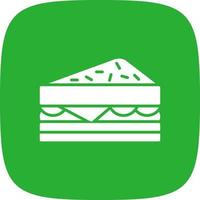 Sandwich kreatives Icon-Design vektor