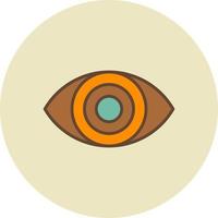 Auge kreatives Icon-Design vektor