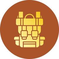 Rucksack kreatives Icon-Design vektor