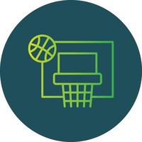 Basketball kreatives Icon-Design vektor