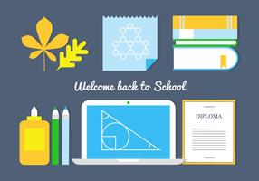 Free Back To School Vektor-Elemente und Icons vektor