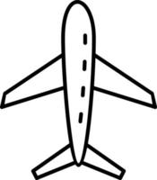 Symbol für die Fluglinie vektor