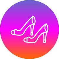 High Heels-Vektor-Icon-Design vektor