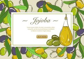 Jojoba Essential Oil vektor