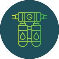 Wasserfilter kreatives Icon-Design vektor