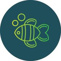clown fisk kreativ ikon design vektor