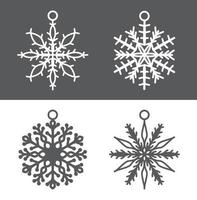 weihnachtsdekoration ornamente elemente vektor design