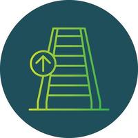 Rolltreppe kreatives Icon-Design vektor