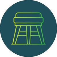 Hocker kreatives Icon-Design vektor