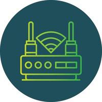 Wifi kreatives Icon-Design vektor