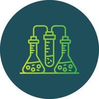 Chemie kreatives Icon-Design vektor