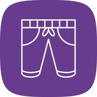 Shorts kreatives Icon-Design vektor