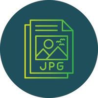 jpg-Datei kreatives Icon-Design vektor