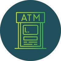 atm kreatives Icon-Design vektor