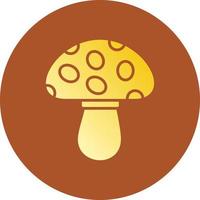 Pilz kreatives Icon-Design vektor