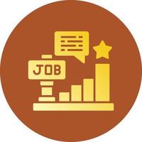 Job kreatives Icon-Design vektor