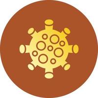 Coronavirus kreatives Icon-Design vektor