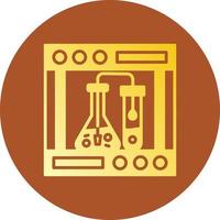 Chemie kreatives Icon-Design vektor