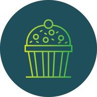 Cupcake kreatives Icon-Design vektor