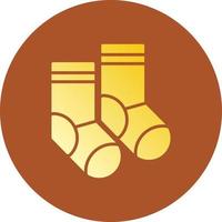 Socken kreatives Icon-Design vektor