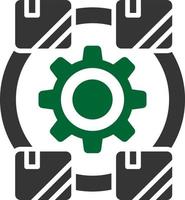 Maschinen kreatives Icon-Design vektor