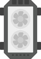 PC-Turm kreatives Icon-Design vektor