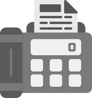 Fax kreatives Icon-Design vektor