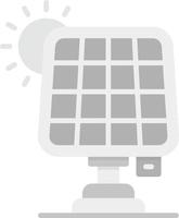 Solarpanel kreatives Icon-Design vektor