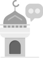 Minarett kreatives Icon-Design vektor