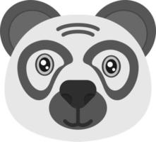 panda kreativ ikon design vektor